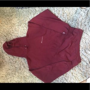Vintage Champion maroon hoodie